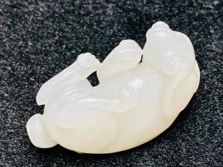 传说中的"冰糖料"!和田玉95于田料"旺财"!